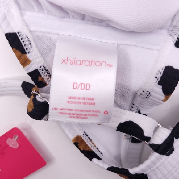 Xhilaration Animal Print Removable Pad Bikini Top - Picture 5 of 6